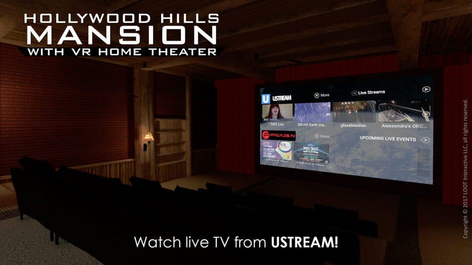 Скриншот 2 из Hollywood Hills Mansion (With VR Home Theater)