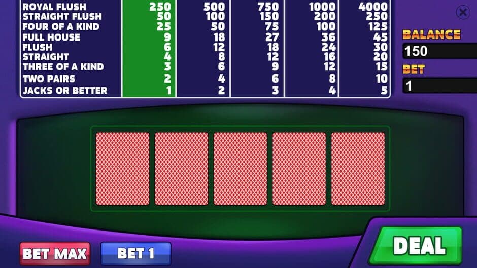 Скриншот 3 из Royal Casino: Video Poker