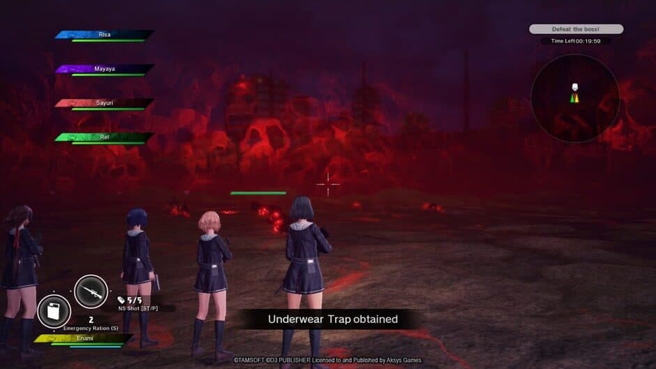 Скриншот 2 из School Girl/Zombie Hunter