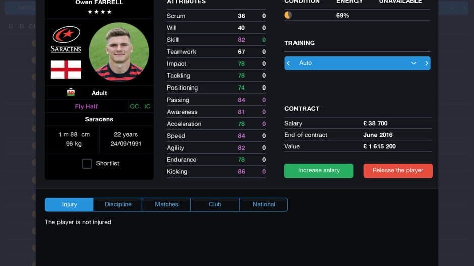 Скриншот 5 из Pro Rugby Manager 2015
