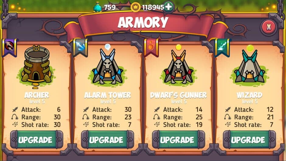 Скриншот 3 из Tower Defense - Fantasy Tower Game