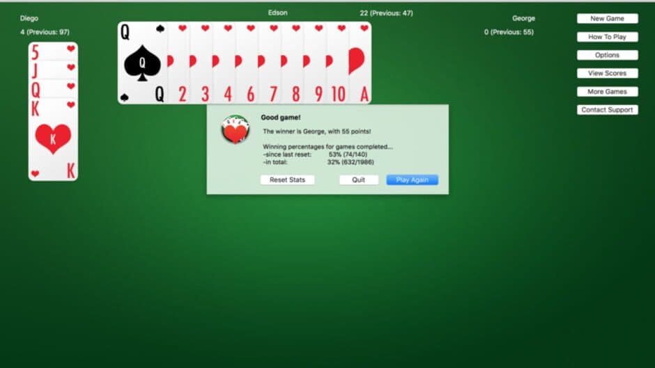 Скриншот 5 из Hearts Cards