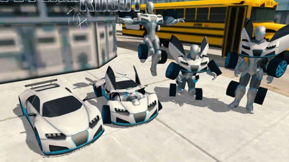 Скриншот 5 из Flying Car Robot Flight Drive Simulator Game 2017