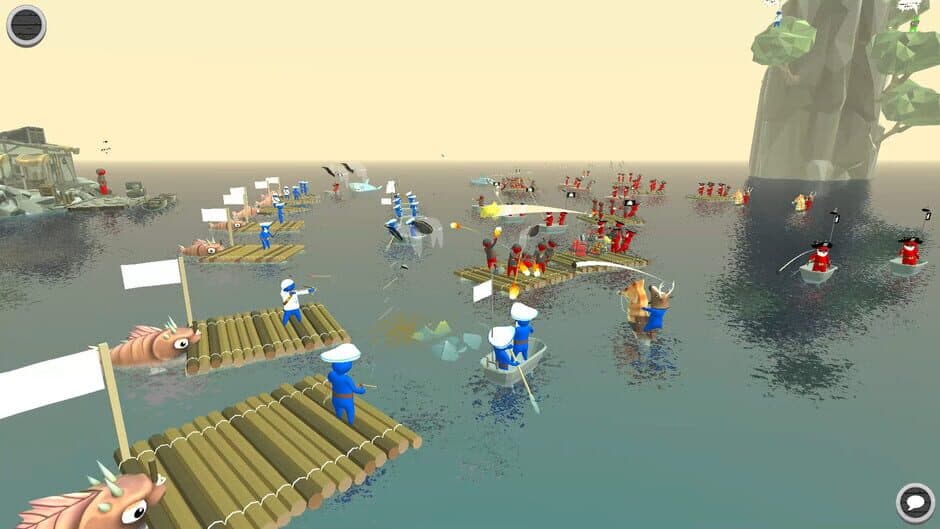 Скриншот 1 из Stupid Raft Battle Simulator