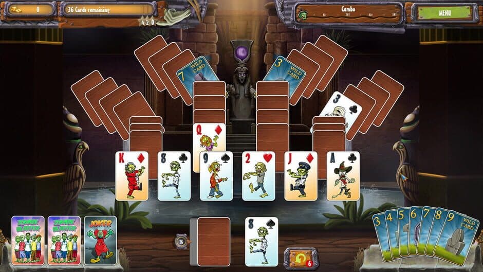 Скриншот 9 из Zombie Solitaire 2 Chapter 3