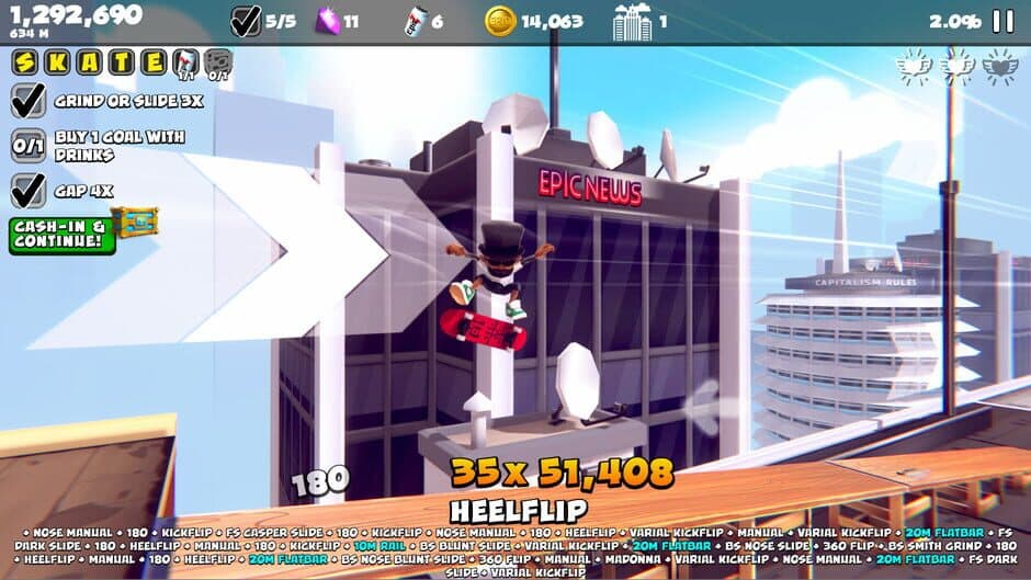 Скриншот 1 из Epic Skater 2