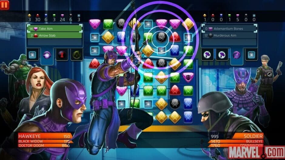 Скриншот 4 из Marvel Puzzle Quest