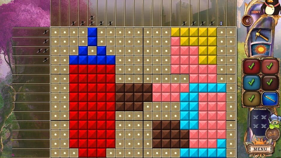 Скриншот 3 из Fantasy Mosaics 20: Castle of Puzzles