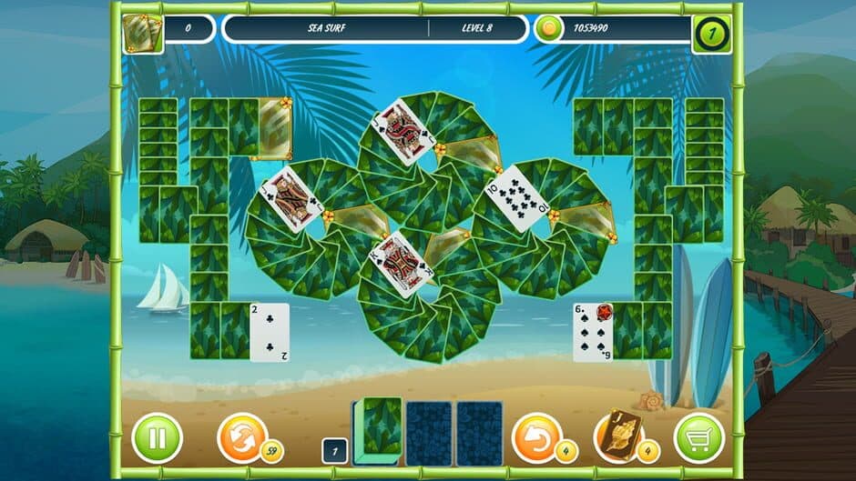 Скриншот 4 из Solitaire Beach Season