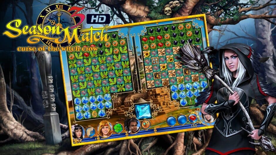 Скриншот 1 из Season Match 3: Curse of the Witch Crow