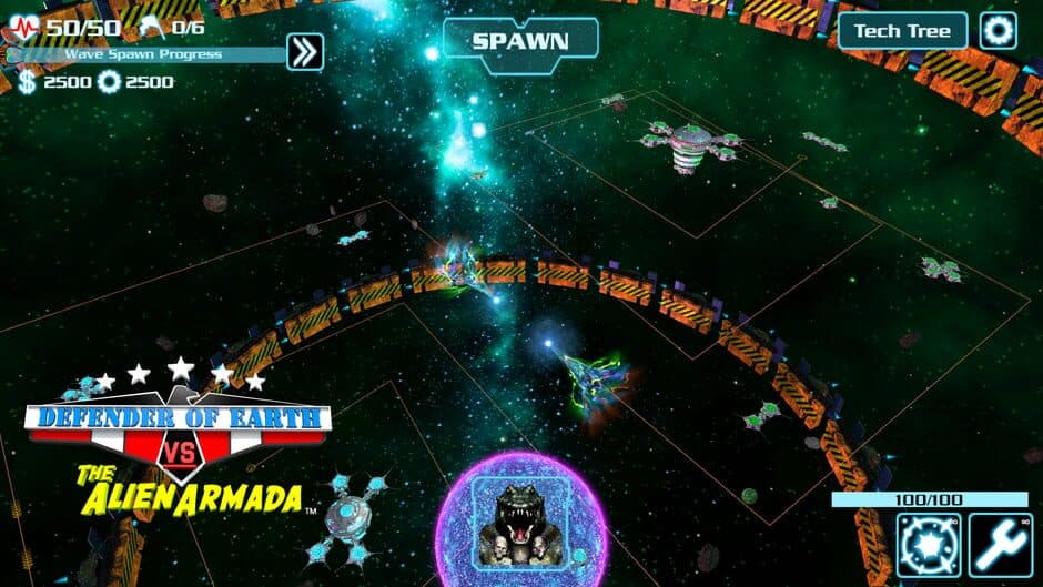 Скриншот 2 из Defender of Earth vs. The Alien Armada
