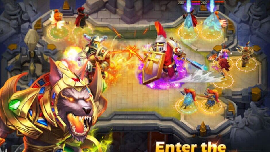 Скриншот 3 из Castle Clash: Brave Squads