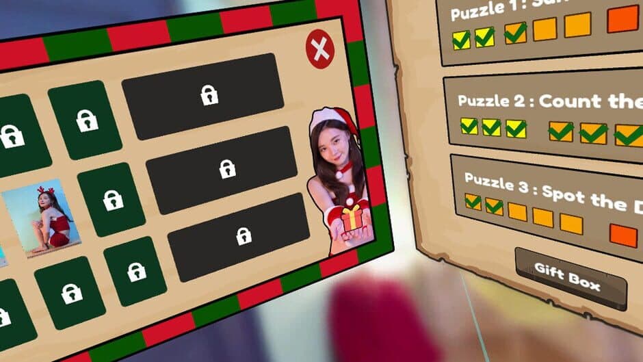 Скриншот 3 из Puzzle of Santa Girl VR