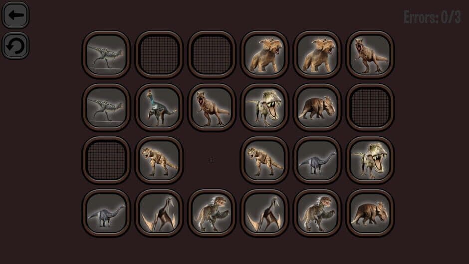 Скриншот 4 из Animals Memory: Dinosaurs