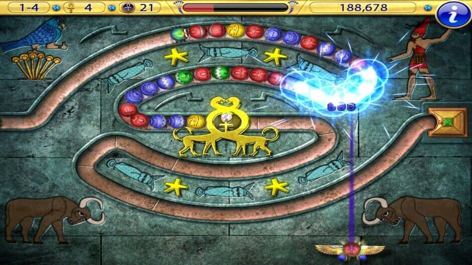 Скриншот 1 из Luxor Amun Rising HD