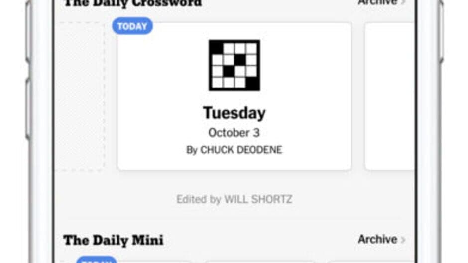Скриншот 10 из New York Times Crossword
