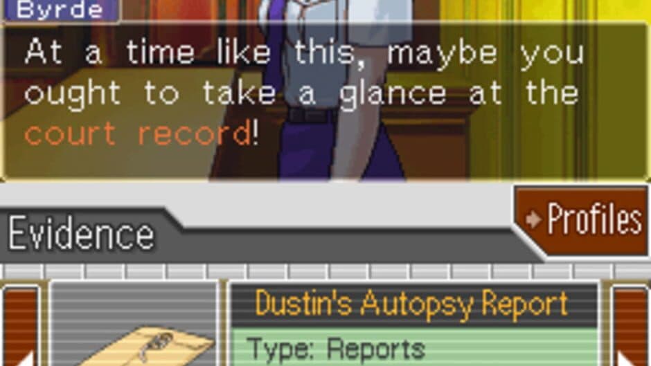 Скриншот 1 из Phoenix Wright: Ace Attorney - Justice for All