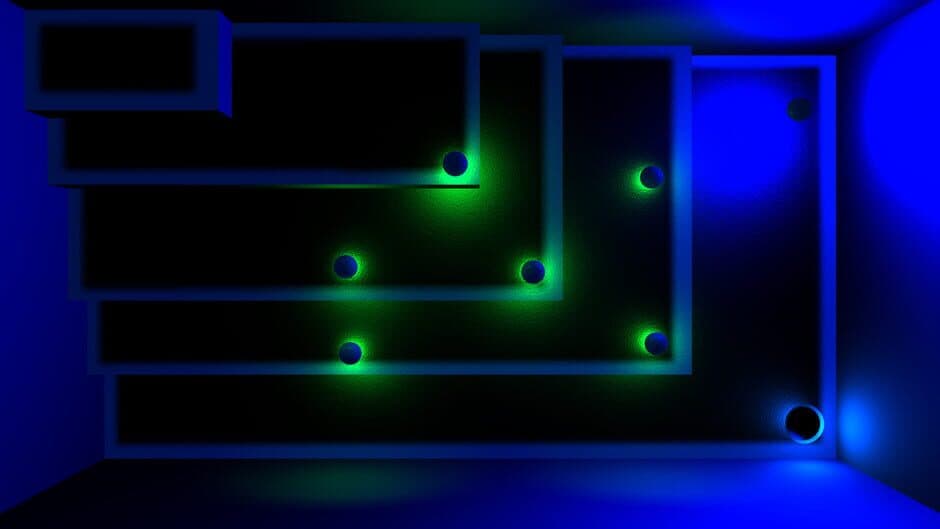 Скриншот 3 из "Glow Ball" - The billiard puzzle game