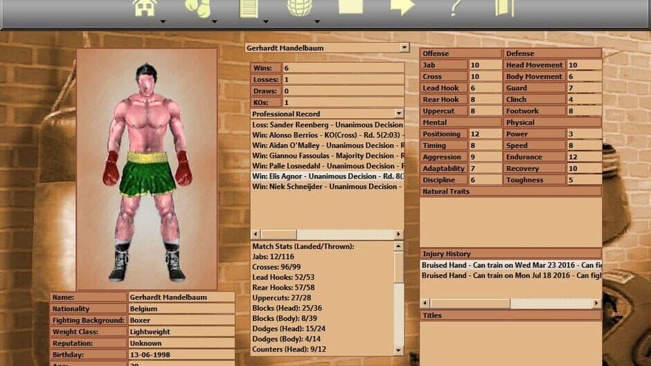 Скриншот 4 из World Boxing Manager