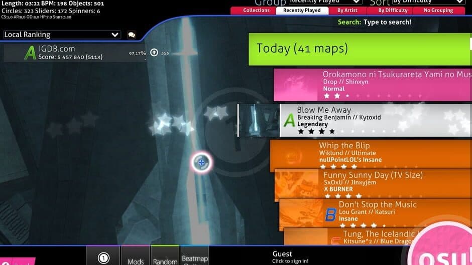 Скриншот 12 из Osu!
