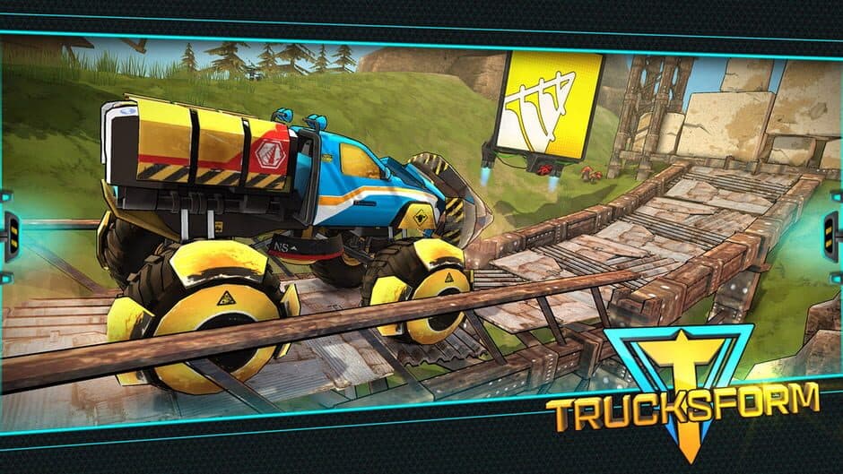 Скриншот 3 из Trucksform3d Offroad 3D Shooting Bigfoot Endless Racing Truck