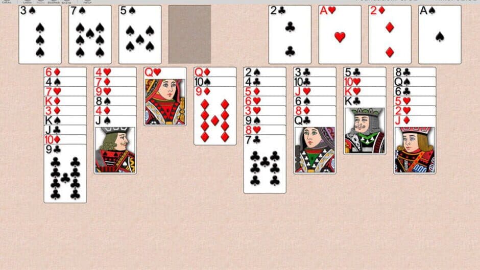 Скриншот 1 из Deluxe Free Cell Solitaire