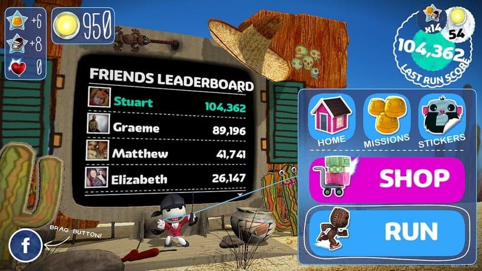 Скриншот 2 из Run, Sackboy! Run!