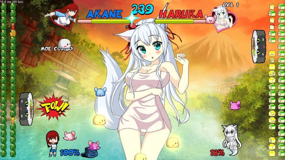 Скриншот 4 из Waifu Fight: Dango Style