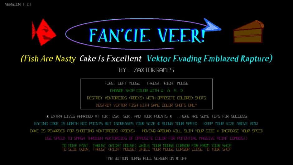 Скриншот 1 из Fan'cie Veer! (Fish Are Nasty, Cake Is Excellent Vektor Evading Emblazed Rapture)