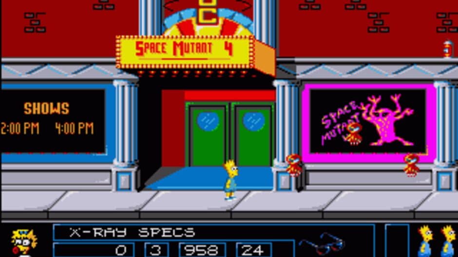 Скриншот 2 из The Simpsons: Bart vs. The Space Mutants
