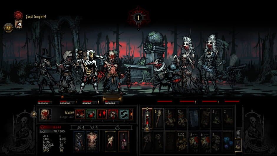 Скриншот 1 из Darkest Dungeon: Crimson Edition