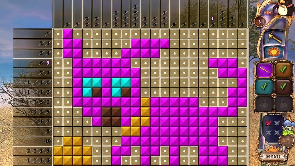 Скриншот 5 из Fantasy Mosaics 20: Castle of Puzzles