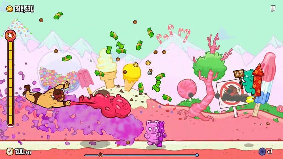 Скриншот 2 из Burrito Bison: Launcha Libre