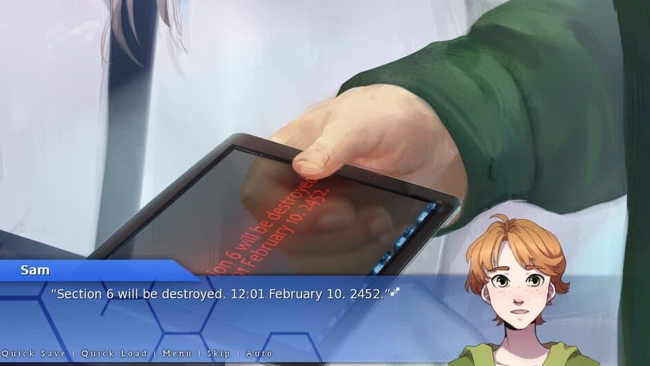 Скриншот 4 из Orion: A Sci-Fi Visual Novel