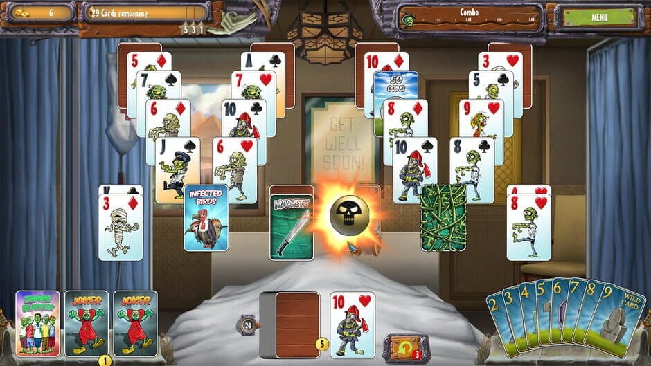 Скриншот 1 из Zombie Solitaire 2 Chapter 3