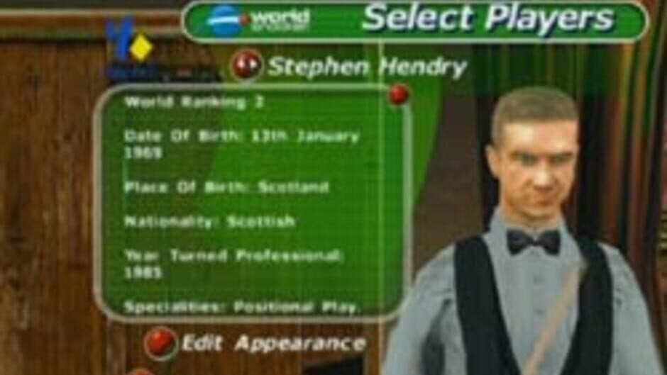 Скриншот 1 из World Championship Snooker 2003