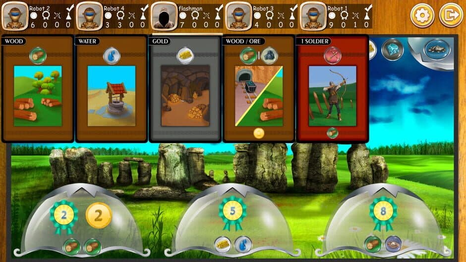 Скриншот 4 из Mystic Miracles - Strategy card board game
