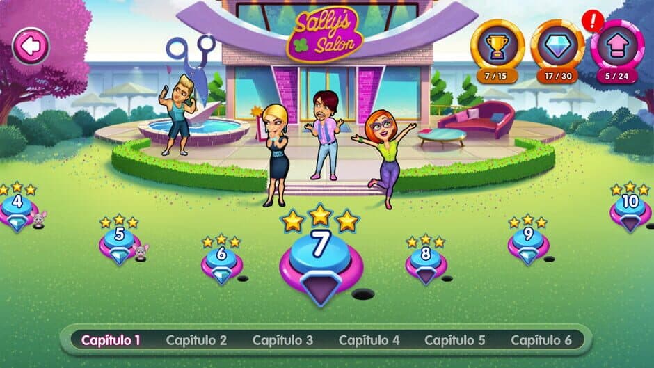 Скриншот 4 из Sally's Salon: Kiss & Make-Up