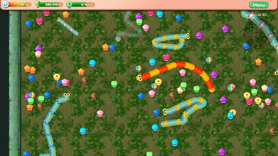 Скриншот 2 из Candy Snake Master