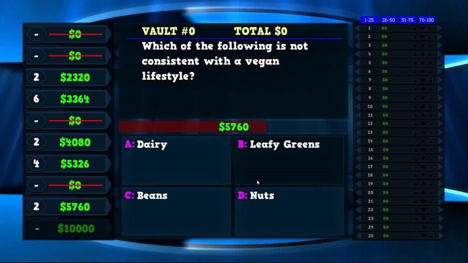 Скриншот 1 из Trivia Vault: Health Trivia Deluxe