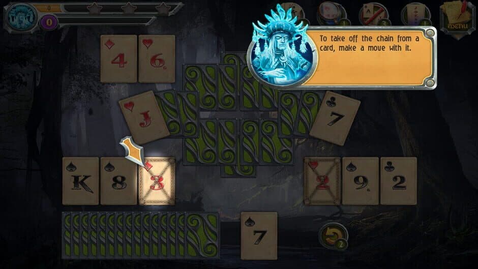 Скриншот 4 из Mystic Journey: Tri Peaks Solitaire
