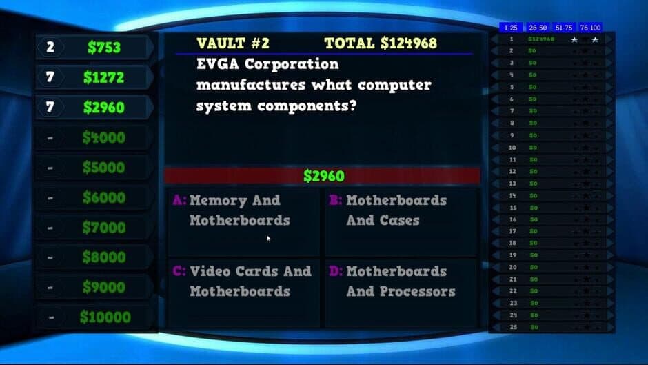 Скриншот 2 из Trivia Vault: Technology Trivia Deluxe