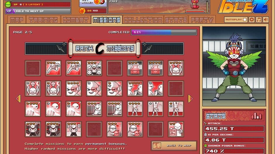 Скриншот 1 из Shonen Idle Z