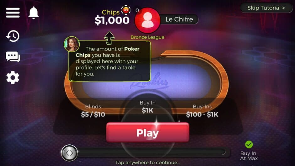 Скриншот 8 из Downtown Casino: Texas Hold'em Poker