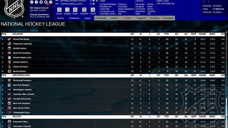 Скриншот 1 из Franchise Hockey Manager 3