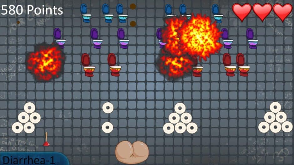 Скриншот 1 из PooShooter: Toilet Invaders