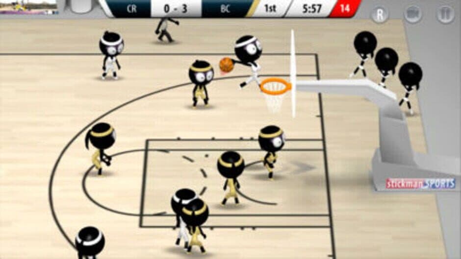 Скриншот 4 из Stickman Basketball 2017