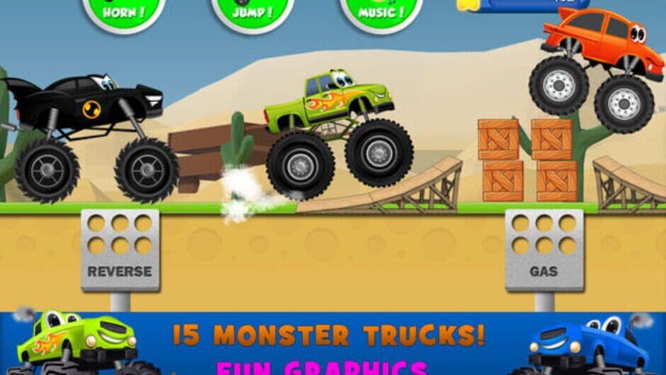 Скриншот 6 из Monster Trucks Kids Racing Game