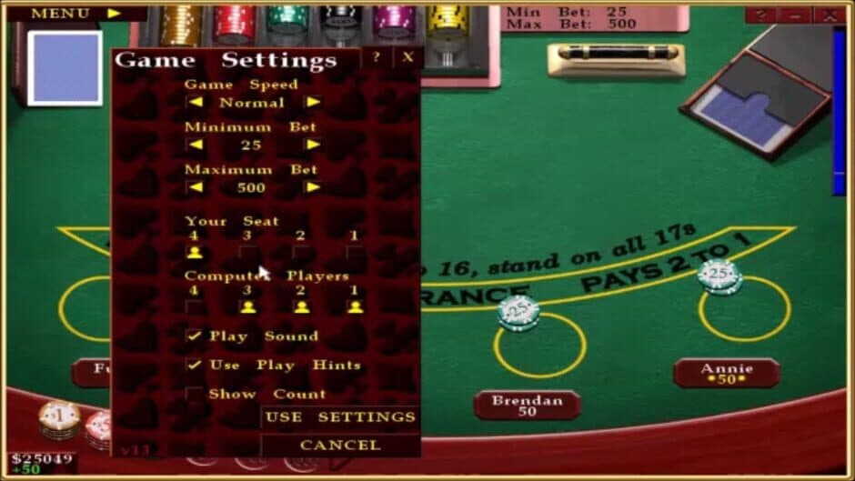 Скриншот 2 из Casino Blackjack