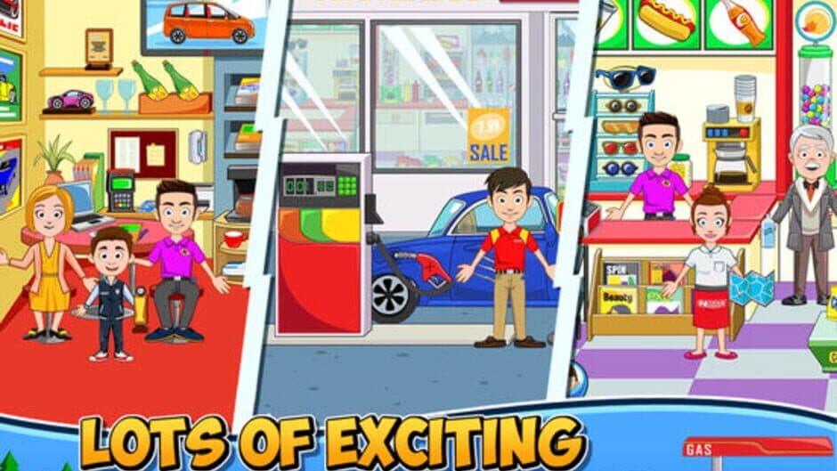 Скриншот 8 из My Town: Car (wash, fix & drive cars)